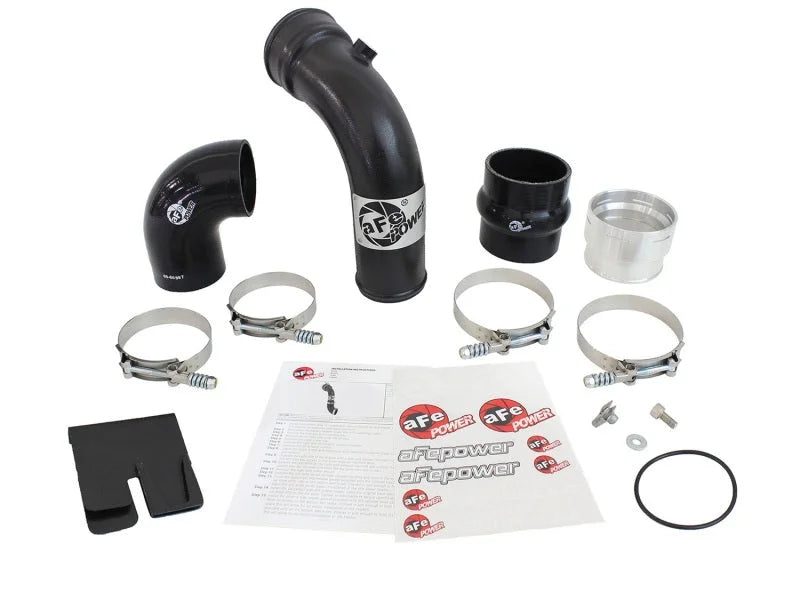 aFe Bladerunner Intercooler Cold Side Tube, 11-15 Ford Diesel Trucks V8-6.7L (td) - Back View