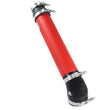 Load image into Gallery viewer, aFe Bladerunner Intercooler Tube Cold Side 3.5in 94-02 Dodge Trucks 5.9L - Red - Side View