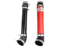 Load image into Gallery viewer, aFe Bladerunner Intercooler Tube Cold Side 3.5in 94-02 Dodge Trucks 5.9L - Red - Additional View 5