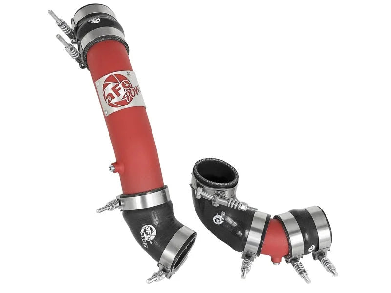 aFe Bladerunner Intercooler Tube Hot/Cold - Red 2017 Honda Civic Type R L4-2.0L (t) - Main Product View