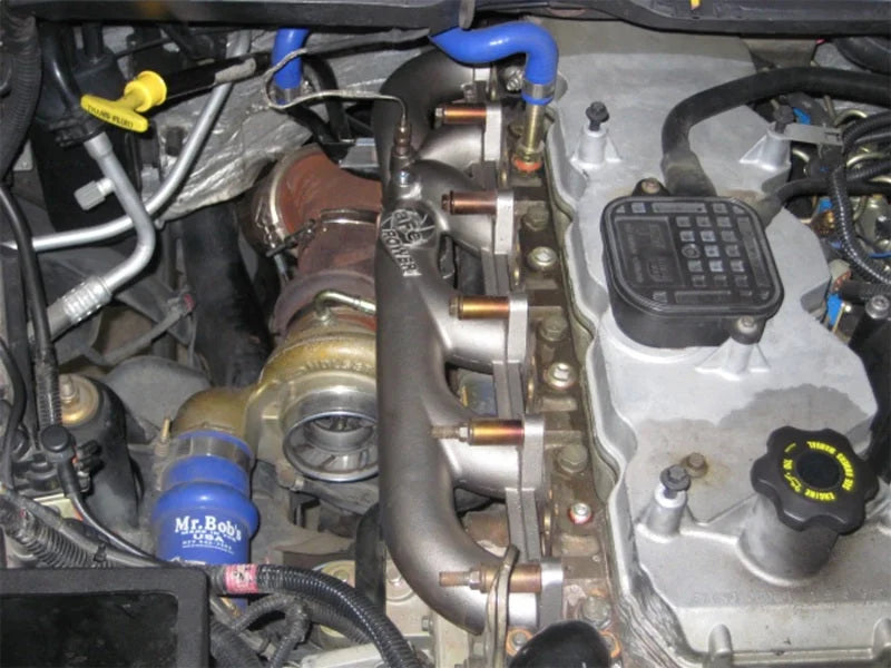 aFe Bladerunner Manifolds Exhaust MAN EXH Dodge Diesel Trucks 03-07 L6-5.9L (td) - Side View