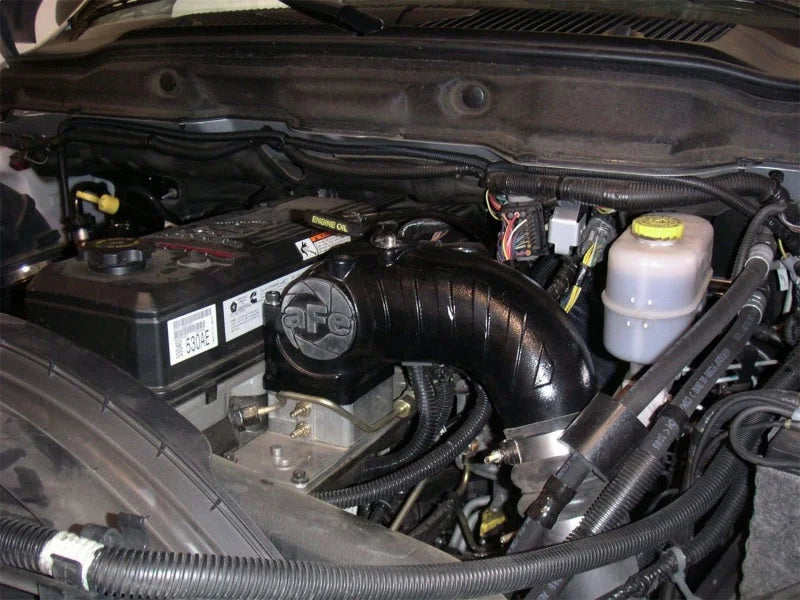 aFe Bladerunner Manifolds Intake MAN INT Dodge Diesel Trucks 03-07 L6-5.9L (td) - Side View