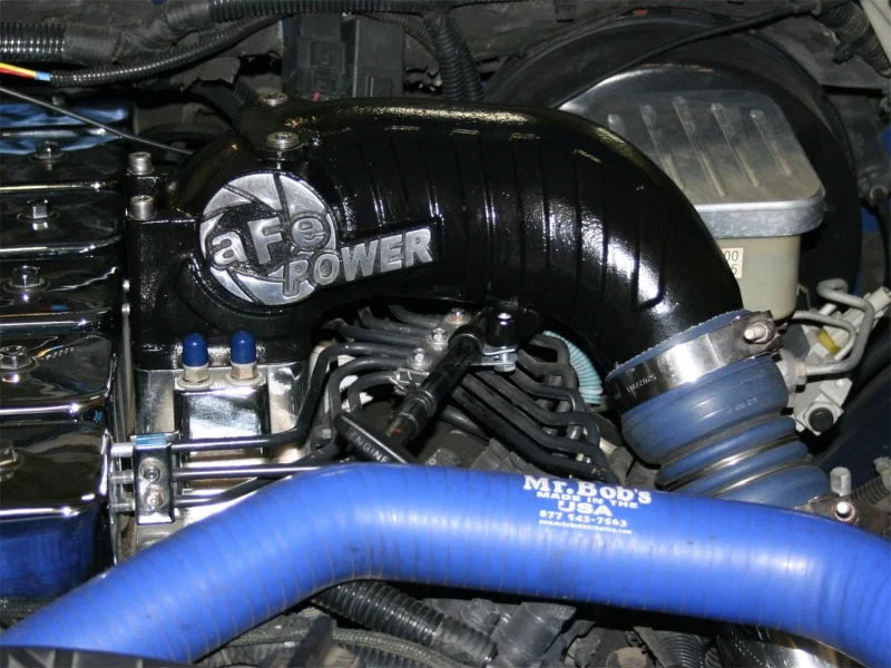 aFe Bladerunner Manifolds Intake MAN INT Dodge Diesel Trucks 94-98 L6-5.9L (td) - Side View