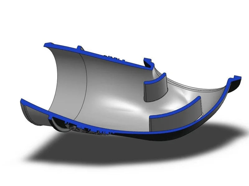aFe Bladerunner Manifolds Turbo Inlet MAN Turbo Inlet GM Diesel Trucks 04.5-05 V8-6.6L (td) - Detail View