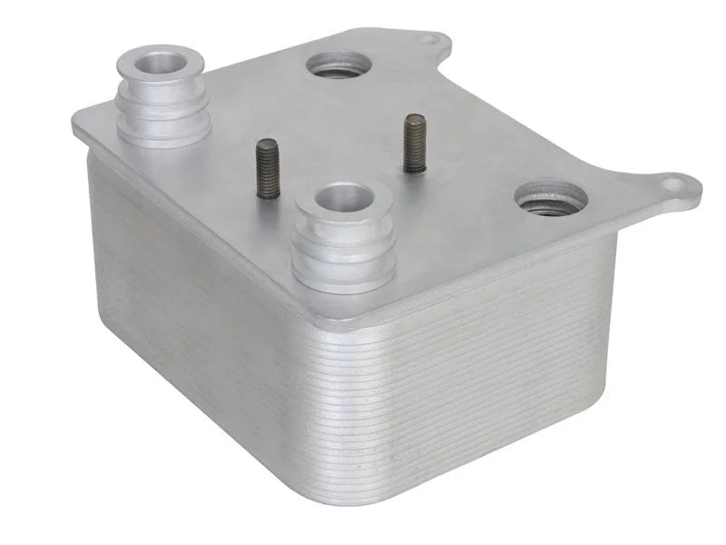 aFe Bladerunner Oil Cooler Ford Diesel Trucks 03-07 V8 6.0L (td) - Installation View