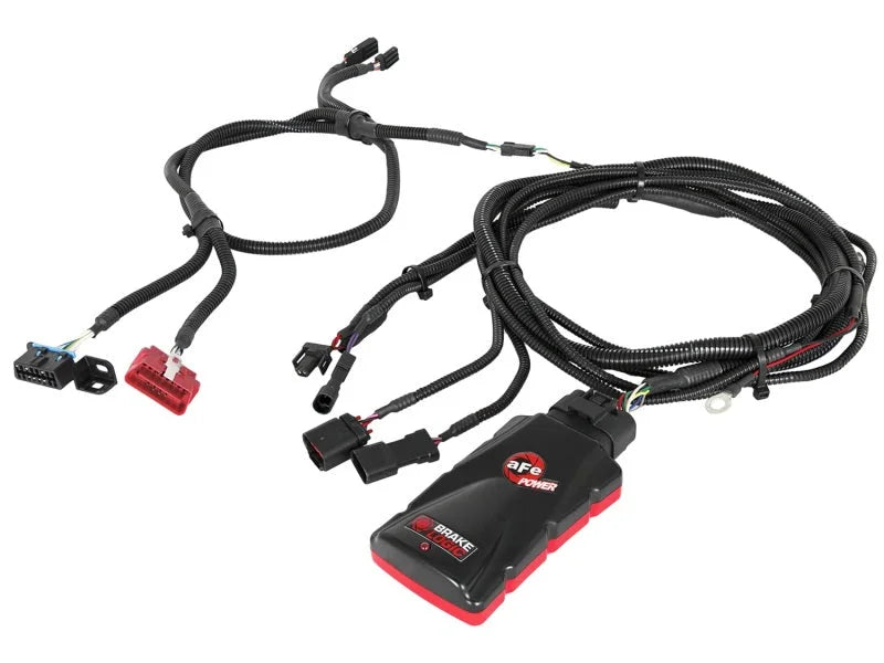 aFe BrakeLogic Exhaust Brake Controller Module Ford Diesel Trucks 11-16 V8-6.7L (td) - Back View