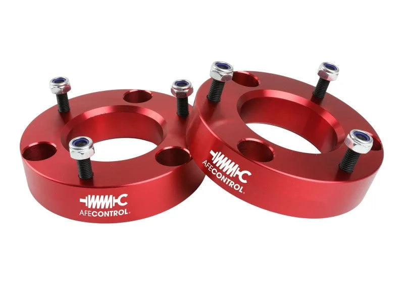 aFe CONTROL 2.0 IN Leveling Kit 04-21 Ford F-150 - Red - Main Product View