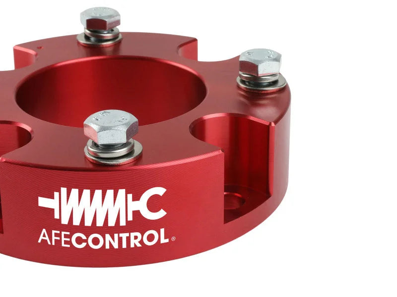 aFe CONTROL 2.0 IN Leveling Kit 07-21 Toyota Tundra - Red - Side View