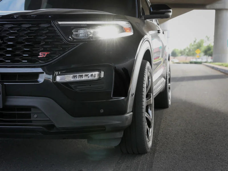 aFe CONTROL Billet Aluminum Wheel Spacers 5x114.3 CB70.5 1.25in - 15-24 Ford Mustang/20-23 Explorer - Side View