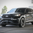 Load image into Gallery viewer, aFe CONTROL Billet Aluminum Wheel Spacers 5x114.3 CB70.5 1.25in - 15-24 Ford Mustang/20-23 Explorer - Back View