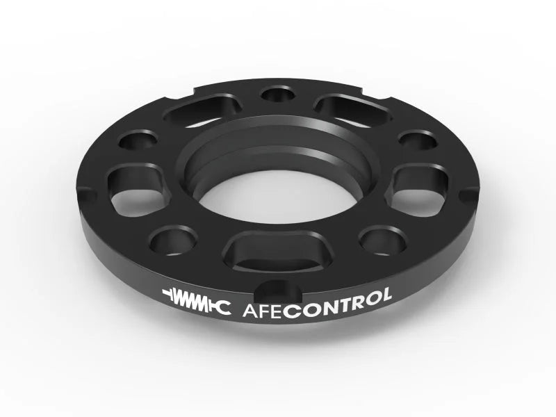 aFe CONTROL Billet Aluminum Wheel Spacers 5x120 CB72.6 12.5mm - BMW - Back View