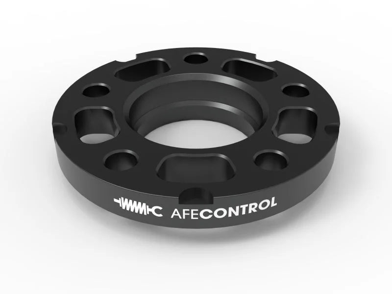aFe CONTROL Billet Aluminum Wheel Spacers 5x120 CB72.6 18mm - BMW - Back View
