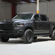 Load image into Gallery viewer, aFe CONTROL Forged Aluminum Wheel Spacers 6x139.7 / CB 77.8 / 2in Thick - RAM 1500 - Installation View