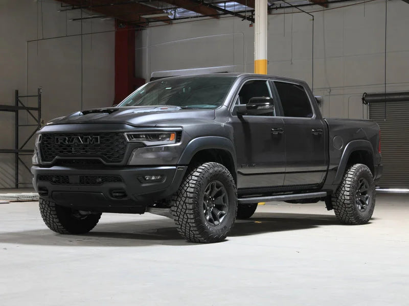 aFe CONTROL Forged Aluminum Wheel Spacers 6x139.7 / CB 77.8 / 2in Thick - RAM 1500 - Installation View