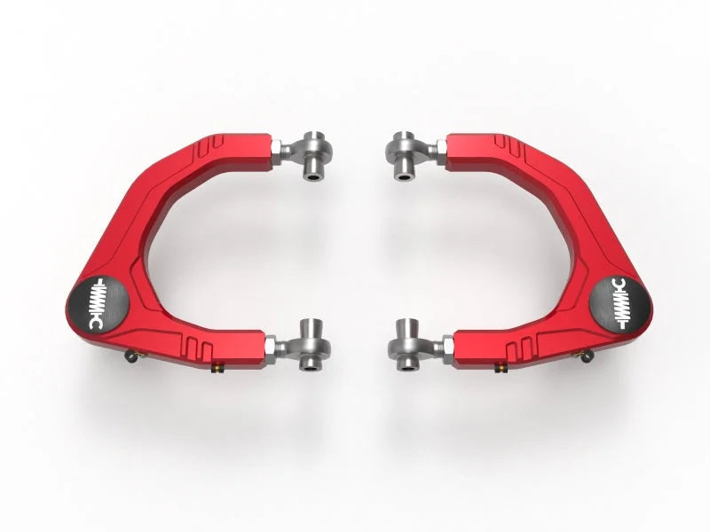 aFe Control 05-23 Toyota Tacoma Upper Control Arms - Red Anodized Billet Aluminum - Main Product View