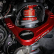 Load image into Gallery viewer, aFe Control 05-23 Toyota Tacoma Upper Control Arms - Red Anodized Billet Aluminum - Side View