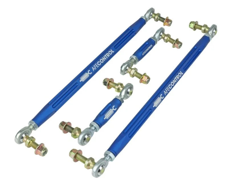 aFe Control 20-21 Toyota Supra 3.0L Adjustable End Links Kit - Front & Rear - Additional View 9