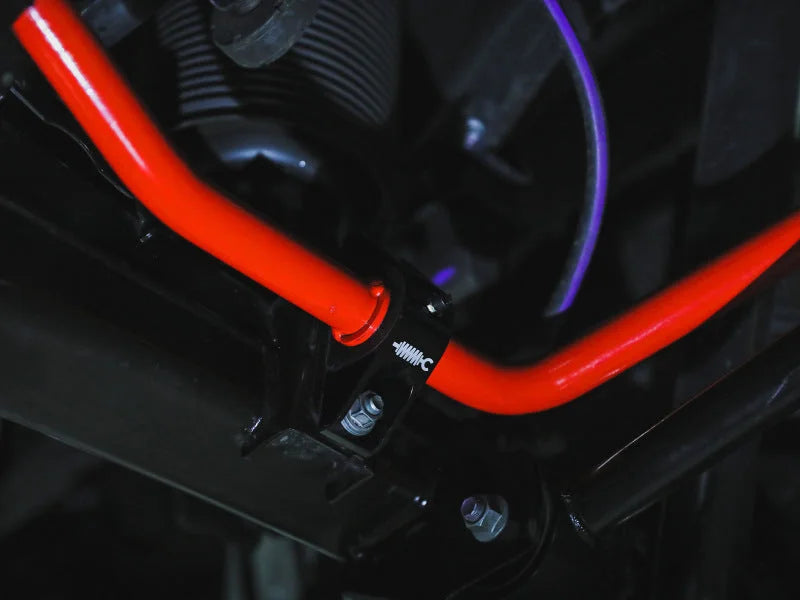aFe Control 22-24 Toyota Tundra V6-3.5L (tt) Rear Sway Bar - Red - Side View