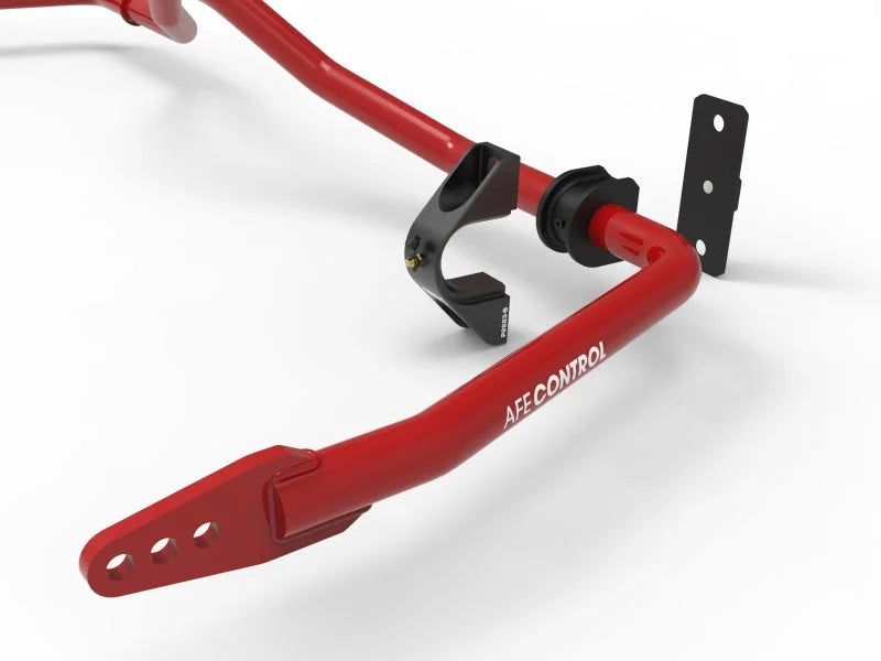 aFe Control 22-24 Toyota Tundra V6-3.5L (tt) Rear Sway Bar - Red - Installation View