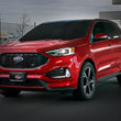 Load image into Gallery viewer, aFe  Control Forged Aluminum Wheel Spacers 5x108 CB 63.4 20 MM- 20-24 Ford Edge ST - Installation View