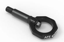 Load image into Gallery viewer, aFe Control Front Tow Hook Black BMW F-Chassis 2/3/4/M - Installation View