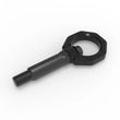 Load image into Gallery viewer, aFe Control Front Tow Hook Black BMW F-Chassis 2/3/4/M - Additional View 5