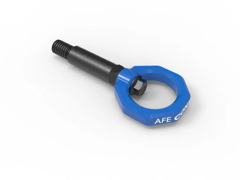 aFe Control Front Tow Hook Blue BMW F-Chassis 2/3/4/M - Main Product View