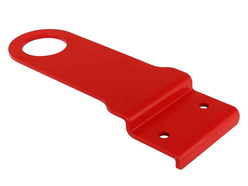 aFe Control Front Tow Hook Red 05-13 Chevrolet Corvette (C6) - Side View