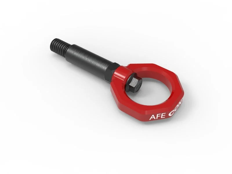 aFe Control Front Tow Hook Red BMW F-Chassis 2/3/4/M - Main Product View