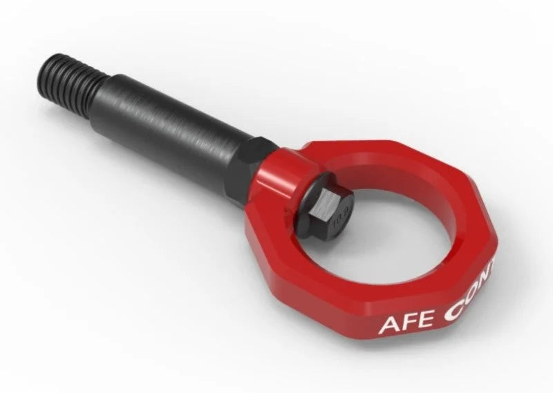 aFe Control Front Tow Hook Red BMW F-Chassis 2/3/4/M - Additional View 6