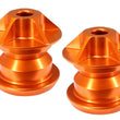 Load image into Gallery viewer, aFe Control PFADT Series Subframe Mount Set; Chevrolet Camaro 10-14 - Orange - Installation View