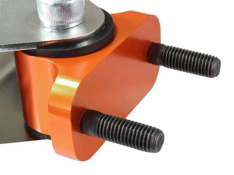 aFe Control PFADT Series Transmission Mount Set; Chevrolet Corvette (C6) 05-13 Orange - Side View