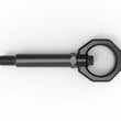 Load image into Gallery viewer, aFe Control Rear Tow Hook Black BMW F-Chassis 2/3/4/M - Installation View