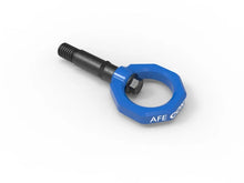 Load image into Gallery viewer, aFe Control Rear Tow Hook Blue 20-21 Toyota GR Supra (A90) - Main Product View