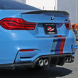 Load image into Gallery viewer, aFe Control Rear Tow Hook Blue BMW F-Chassis 2/3/4/M - Back View