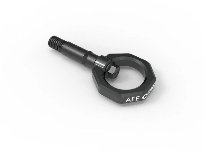 aFe Control Rear Tow Hook Gray 20-21 Toyota GR Supra (A90) - Main Product View