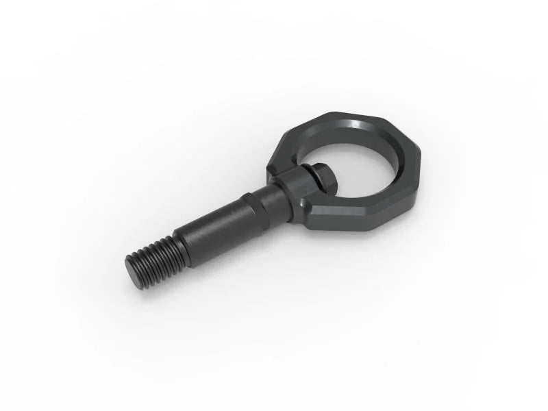 aFe Control Rear Tow Hook Gray 20-21 Toyota GR Supra (A90) - Installation View