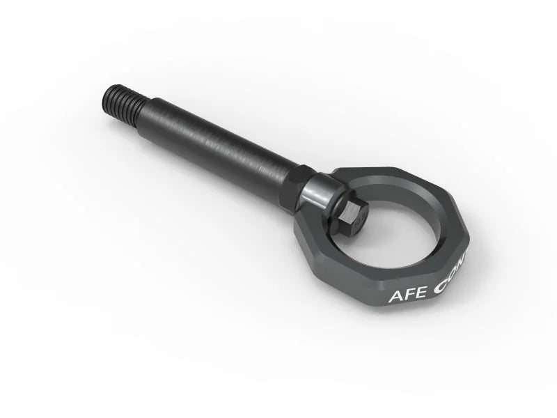 aFe Control Rear Tow Hook Grey BMW F-Chassis 2/3/4/M - Main Product View