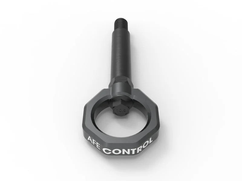 aFe Control Rear Tow Hook Grey BMW F-Chassis 2/3/4/M - Installation View