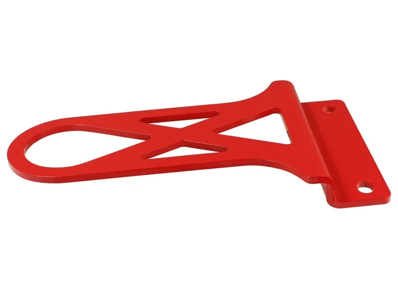 aFe Control Rear Tow Hook Red 97-04 Chevrolet Corvette (C5) - Back View