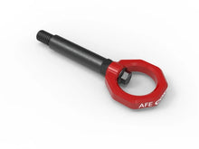 Load image into Gallery viewer, aFe Control Rear Tow Hook Red BMW F-Chassis 2/3/4/M - Main Product View