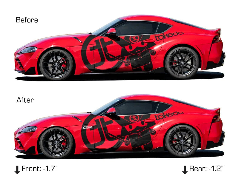 aFe Control Stage-1 Suspension Package 2020 Toyota Supra (A90) I6-3.0L (t) - Back View