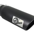 Load image into Gallery viewer, aFe Diesel Exhaust Tip Bolt On Black 4in Inlex x 5in Outlet x 15in - Main Product View