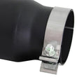 Load image into Gallery viewer, aFe Diesel Exhaust Tip Bolt On Black 4in Inlex x 5in Outlet x 15in - Side View