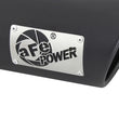 Load image into Gallery viewer, aFe Diesel Exhaust Tip Bolt On Black 4in Inlex x 5in Outlet x 15in - Installation View