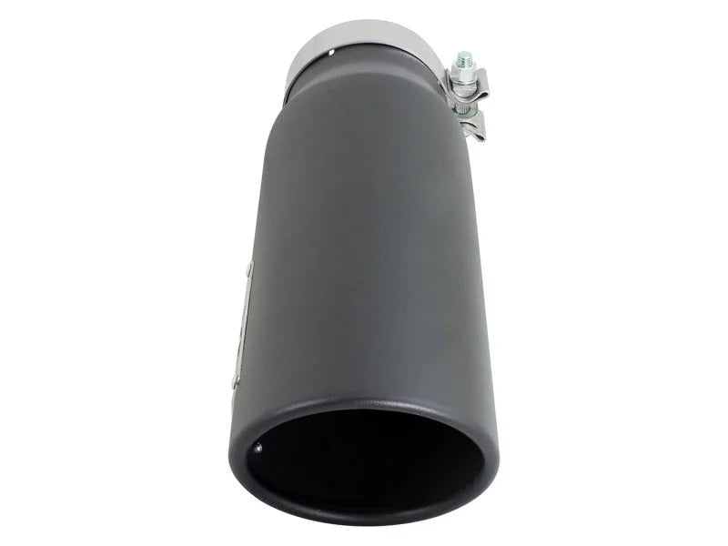 aFe Diesel Exhaust Tip Bolt On Black 4in Inlex x 5in Outlet x 15in - Additional View 5