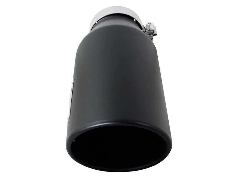 aFe Diesel Exhaust Tip Bolt On Black 4in Inlex x 6in Outlet x 15in - Additional View 5