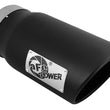 Load image into Gallery viewer, aFe Diesel Exhaust Tip Bolt On Black 5in Inlet x 6in Outlet x 12in Long - Main Product View