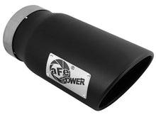 Load image into Gallery viewer, aFe Diesel Exhaust Tip Bolt On Black 5in Inlet x 6in Outlet x 12in Long - Main Product View