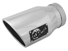 Load image into Gallery viewer, aFe Diesel Exhaust Tip Bolt On Black 5in Inlet x 7in Outlet x 12in - Right - Main Product View